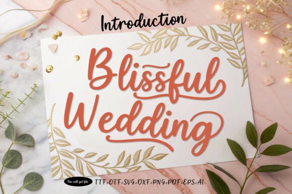 Blissful Wedding Font Review