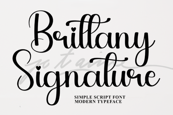 Brittany Signature Font