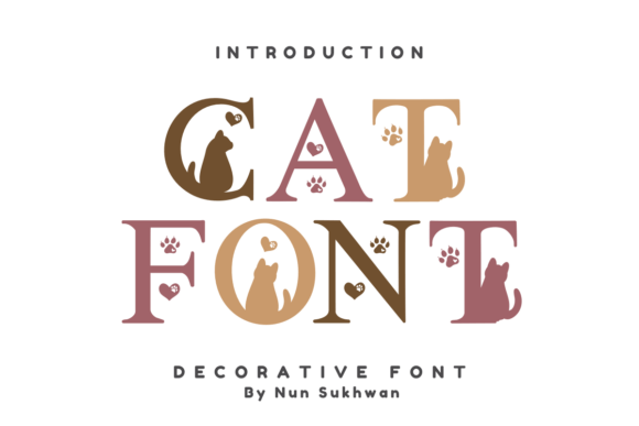 Cat Font for Creative Projects
