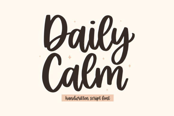 Daily Calm Font for Elegant Design
