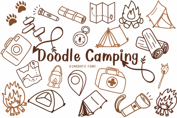 Doodle Camping Font Review
