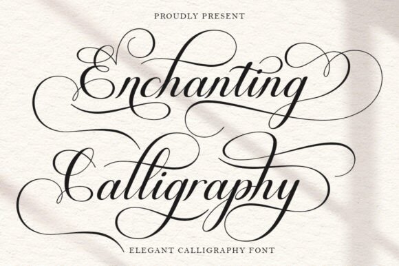 Enchanting Calligraphy Font