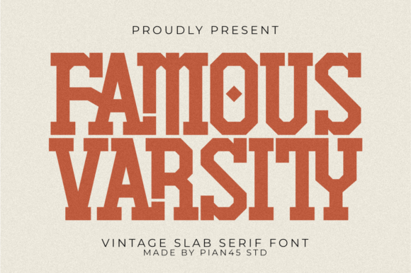 Famous Varsity Font for Bold Branding
