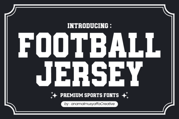 Football Jersey Font for Bold Campaigns