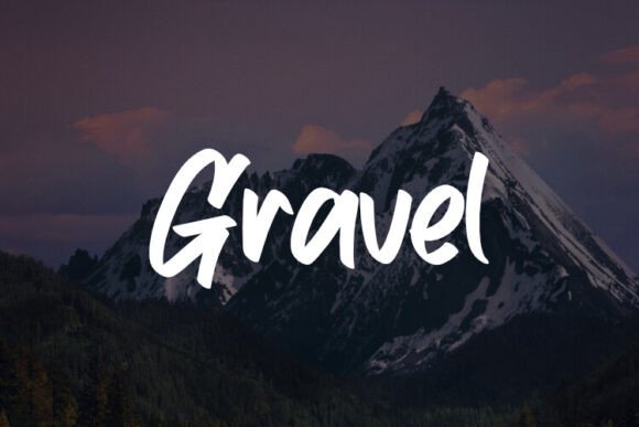 Gravel Font: Bold & Versatile