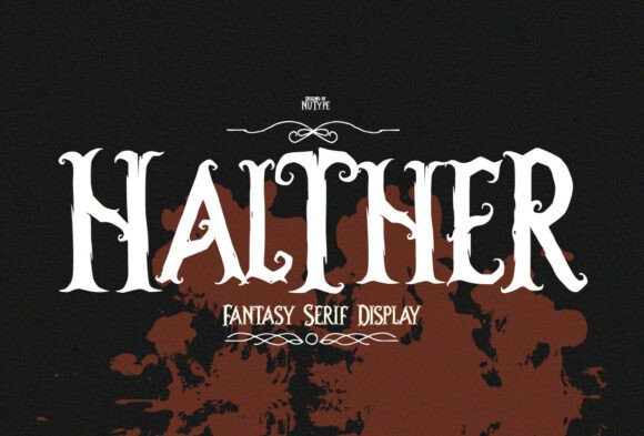 Halther Font: Gothic Fantasy in Type