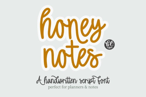 Honey Notes Font for Business Branding