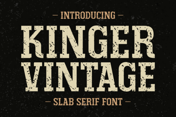 Kinger Vintage Font for Timeless Branding