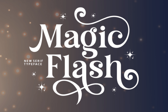 Magic Flash Font for Creative Branding