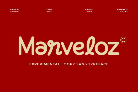 Marveloz Font for Creative Makers