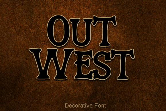 Out West Font for Creative Projects