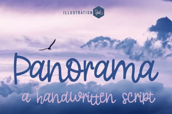 Panorama Font: Handwritten Elegance