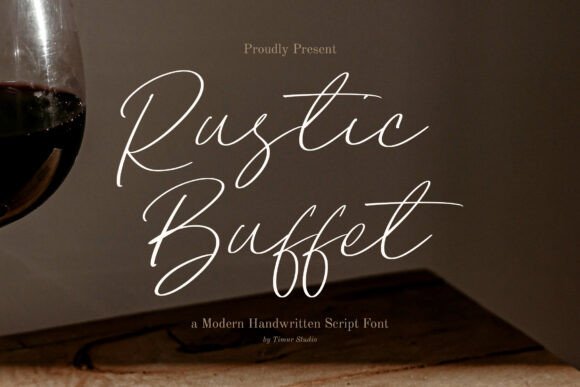 Rustic Buffet Font for Business Branding