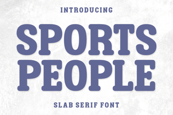 Sports People Font