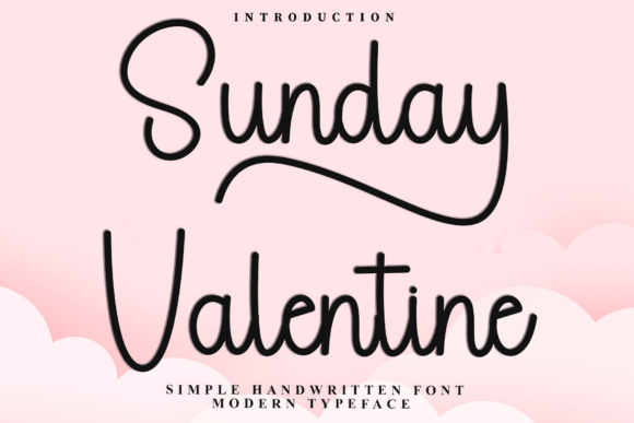 Sunday Valentine Font for Creative Campaigns