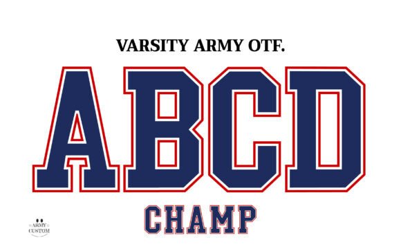 Varsity Army Font for Business Branding
