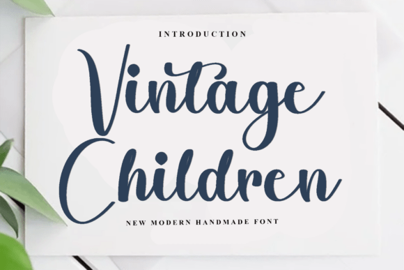 Vintage Children Font