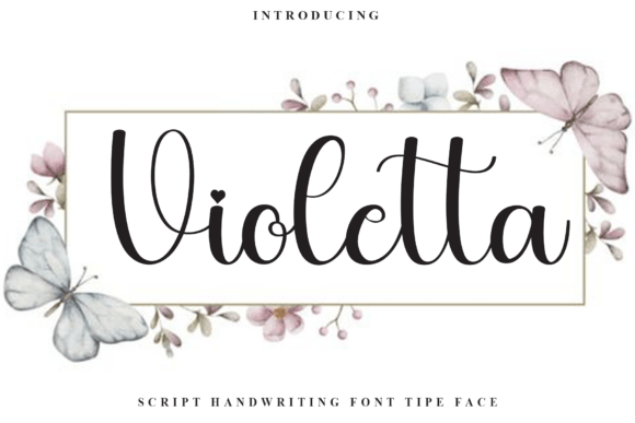 Violetta Font: Elegant Script for Editorial Design