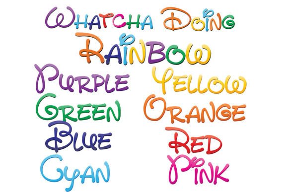 Whatcha Doing: A Colorful Typeface for Creative Projects