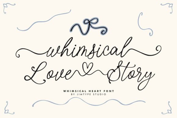 Whimsical Love Story Font