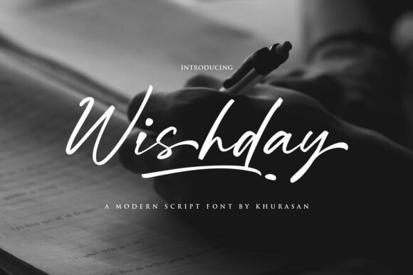 Wishday Font for Creative Makers