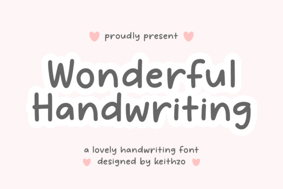 Wonderful Handwriting Font