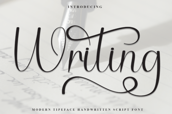 Writing Font for Editorial Design